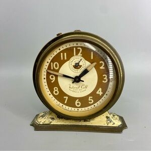 Vintage Alarm Clock Natural Call 1930’s Time Piece